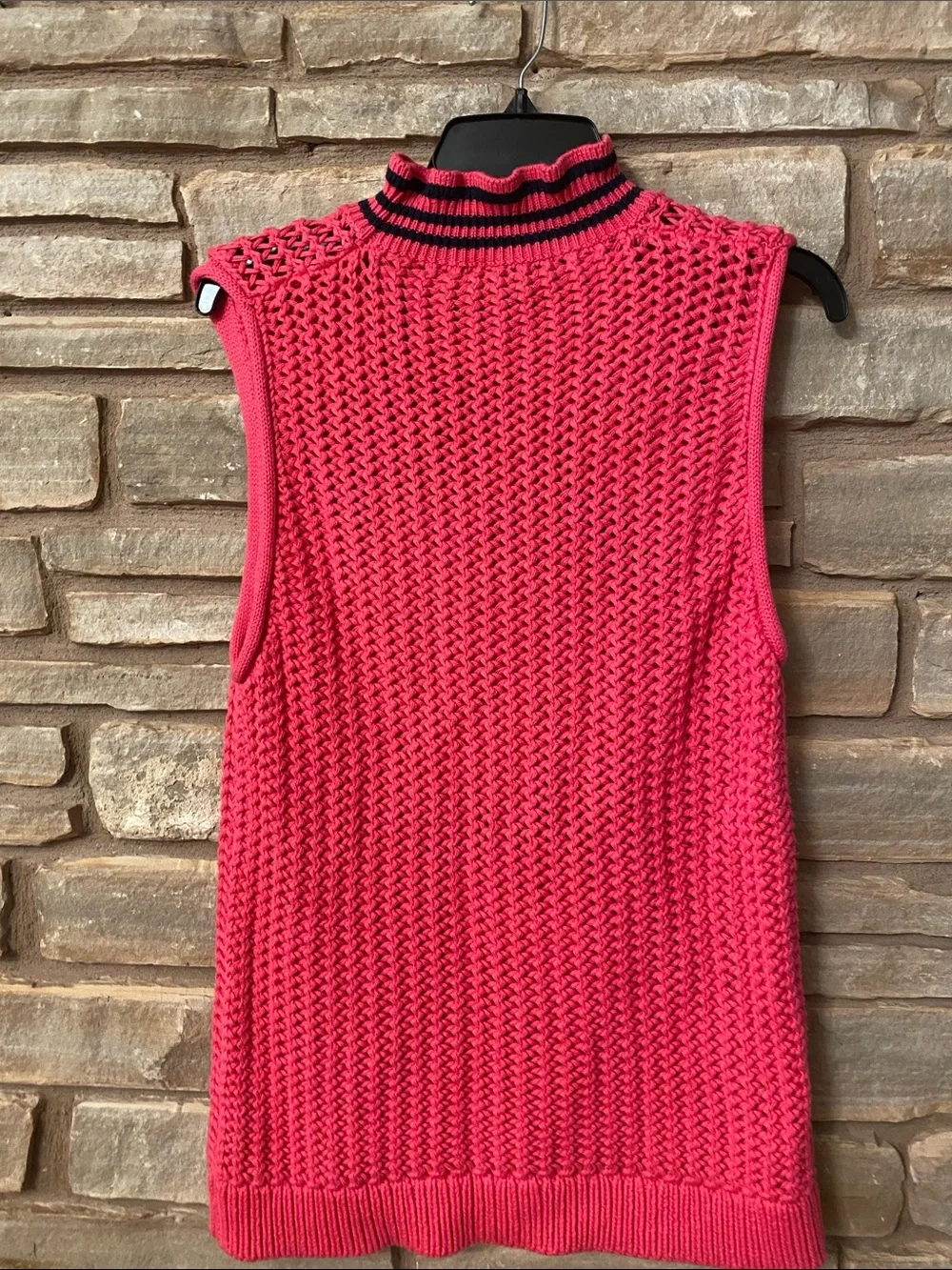 J. Crew Turtleneck Sleeveless Sweater Pink Large Style AM740 Size M